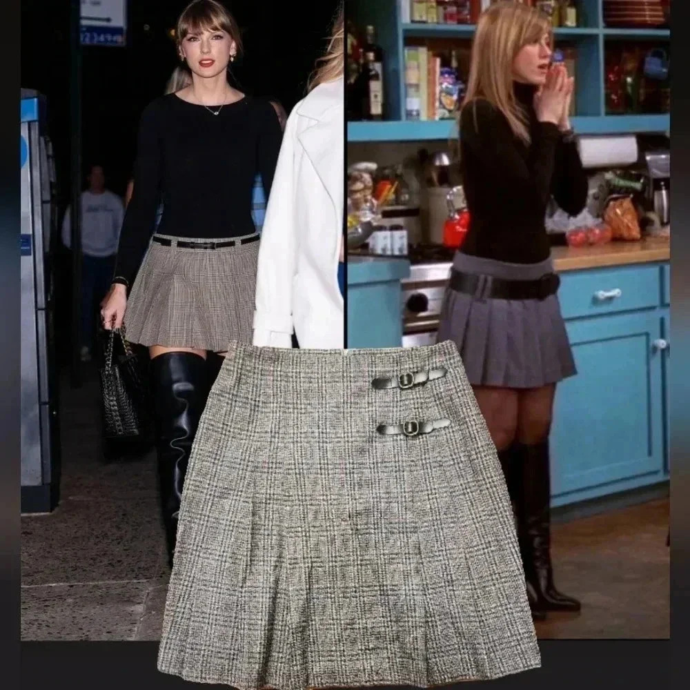 Joan Walters Women's Plaid Mini Skirt Collegiate Swifties RepTV Rachel/Friends
